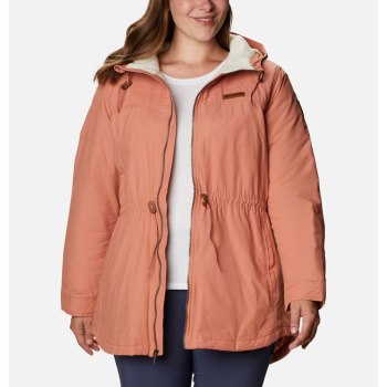 Columbia Chatfield Hill Plus Size, Chamarras Rosas Para Mujer | 769413-GAD